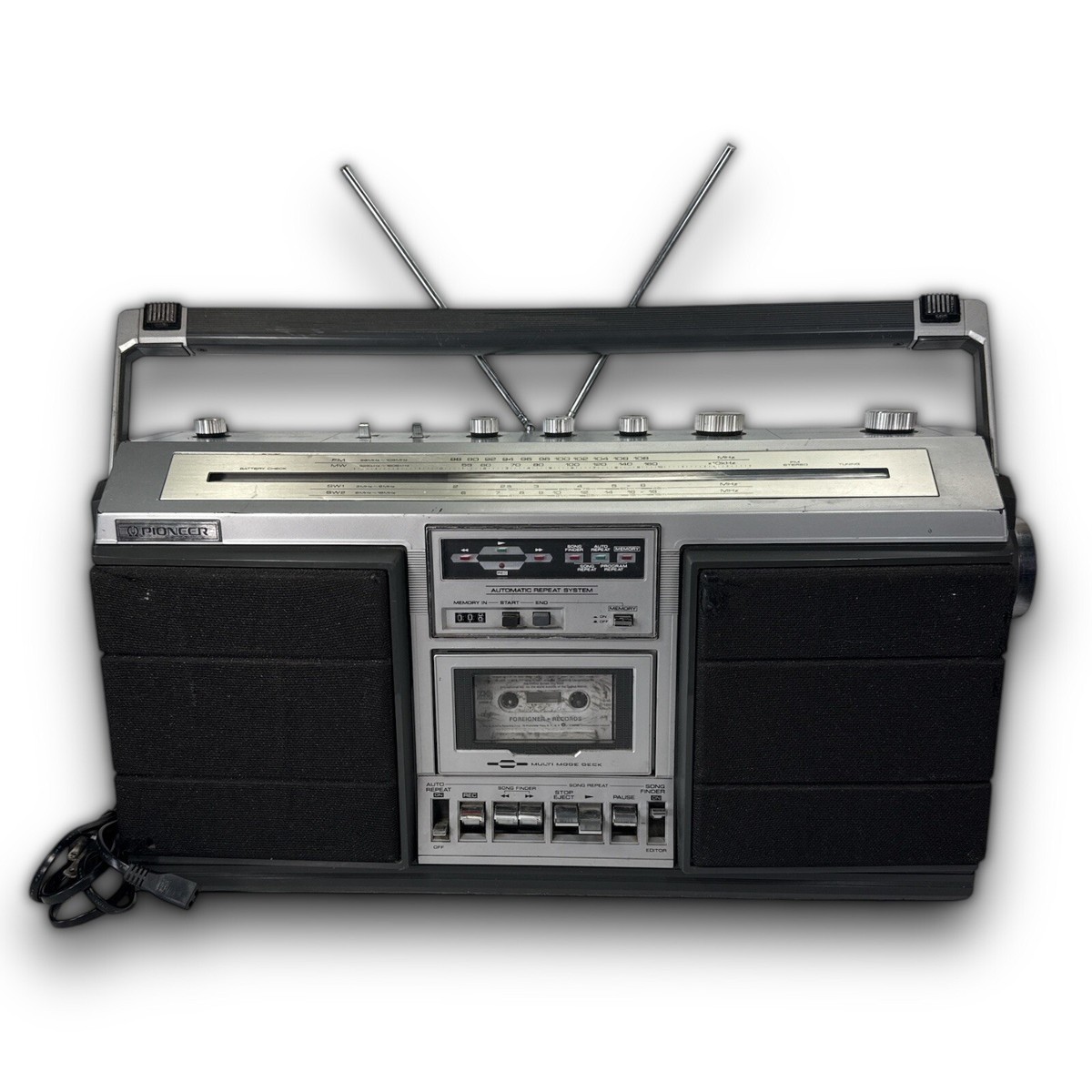 Pioneer コンポ Vintage Pioneer SK-51F Boombox FM MW SW Radio Cassette Recorder