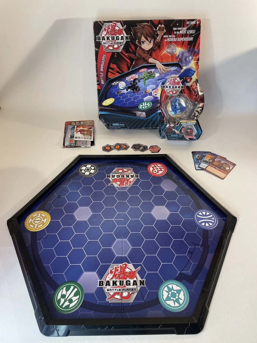 Bakugan Battle Planet Arena Game Board , Rails & Instructions