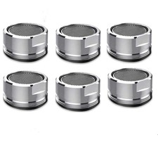 6 Pack Faucet Aerator 2.2 GPM Bathroom Sink Regular Standard Brass