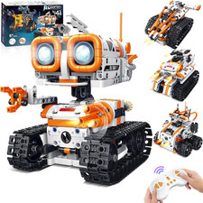 4 in 1 STEM Educational Building Block Robot Kit - App Remote Control Robot To