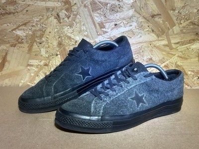 Vintage Converse X Stussy One Star 8 Ball Grey Suede Leather Trainers UK 9,5