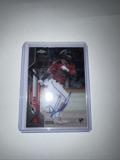 2020 Topps Chrome #RA-DL Domingo Leyba Rookie Autographs RC ARIZONA Auto
