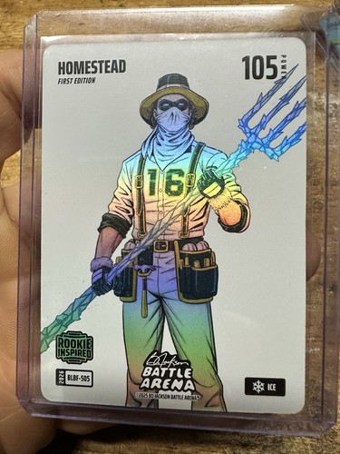 2026 Bo Jackson Battle Arena Blizzard Battlefoil Ice Homestead BLBF-505