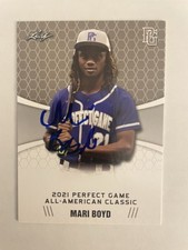 Mari Emaarion Boyd SIGNED 2021 Leaf Perfect Game All-American Classic IP AUTO