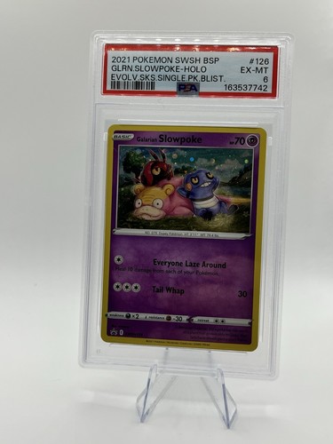 Galarian Slowpoke graded PSA 6 for sale on eBay
