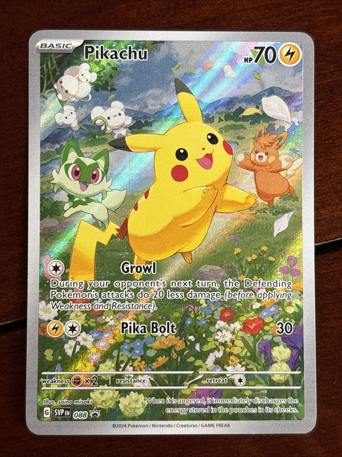 Pikachu - Scarlet & Violet Black Star Promos #88 Price & Value
