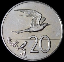 Cook Islands 20 Cents 1983 Elizabeth II Coin WCA B756