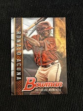 2017 Bowman Defining Moments Ronald Acuna Atlanta Braves BDM-RA Lot 2