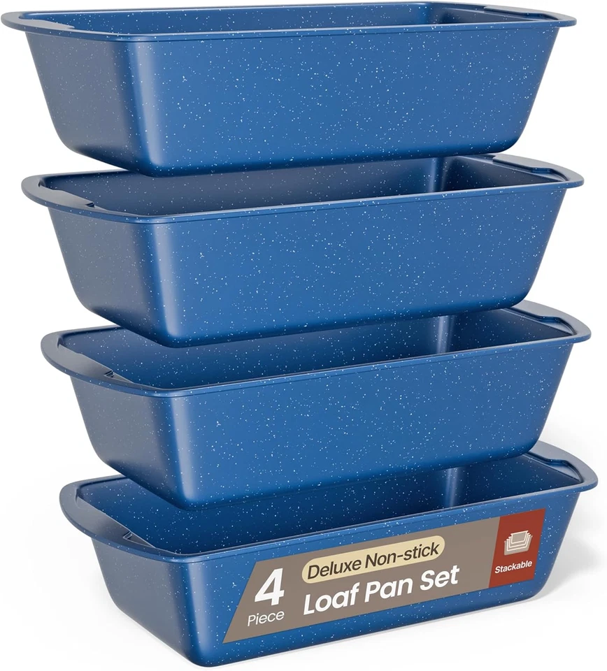 Antihaft Laibform Set 4er Pack, Kohlenstoffstahl 11" Große Backen Brotform, Ofen S - Bild 1 von 4