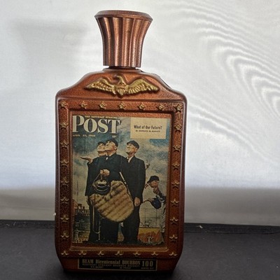 Beam's 1976 Bicentennial Bourbon Saturday Evening Post Distillery Decanter