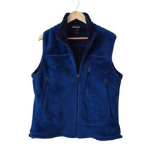 Vintage Patagonia R4 Fleece Vest Mens Size Medium Made in USA Ridge Blue RARE