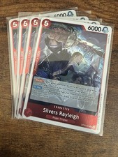 Silvers Rayleigh OP09-005 PLAYSET - Foil - One Piece Emperors in the New World