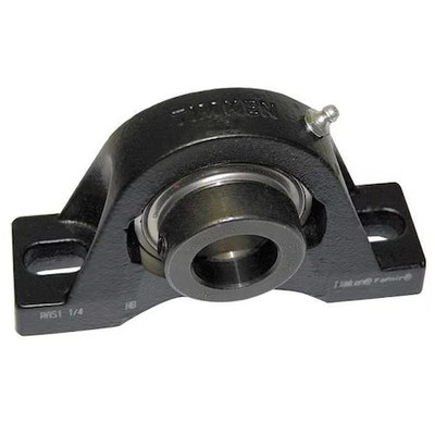 Timken Ras 1 5/8 Pillow Block Bearing, Cast Iron, Eccentric Locking Collar