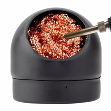 Welding Soldering Iron Tip Cleaner Solder Tip With Cleaning Brass Wire Sponge W/