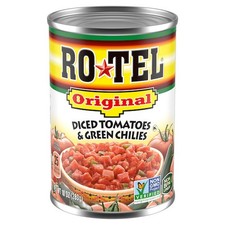 Ro Tel Original Diced Tomatoes And Green Chilies, 10 Ounce, 24 Per Case