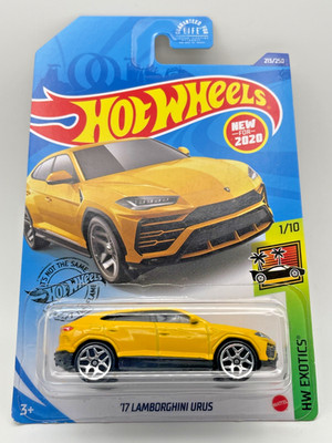 Hot Wheels HW '17 Lamborghini Urus 213/250 Exotics 1/10 NEW ON CARD!
