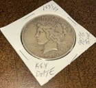 1935-S Peace 90% Silver Dollar - Semi-Key  Genuine Authentic Date Very Fine Coin