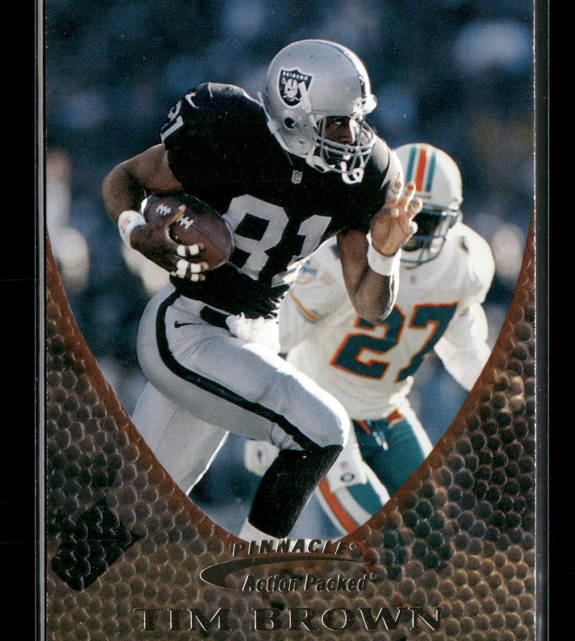 1997 Action Packed #80 Tim Brown Oakland Raiders