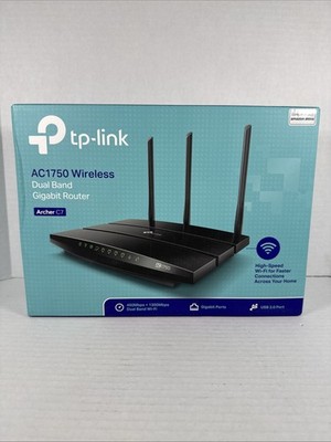 TP-Link Archer C7 1750 Mbps Dual Band 4-Port Gigabit Wireless Router