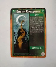 Rite Of Renunciation - Legacy Of The Tribes - NM Rare Rage CCG