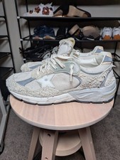 Golden Goose Dad-Star Blanco Plata EE. UU. Talla 9.5 10 EU Talla 41