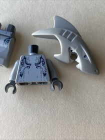 2)Manta + Shark Warrior Lot 8077 8073 Atlantis Trident LEGO&reg; Minifigure Figure