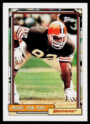 Michael Dean Perry, 1992 Topps, #712, Cleveland Browns,