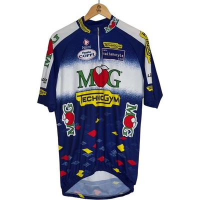 Nalini MOG Technogym Radtrikot Herren Größe 7 blau bunt Grafik