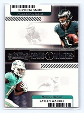 2021 Panini Contenders Round Numbers Jaylen Waddle /Devonta Smith