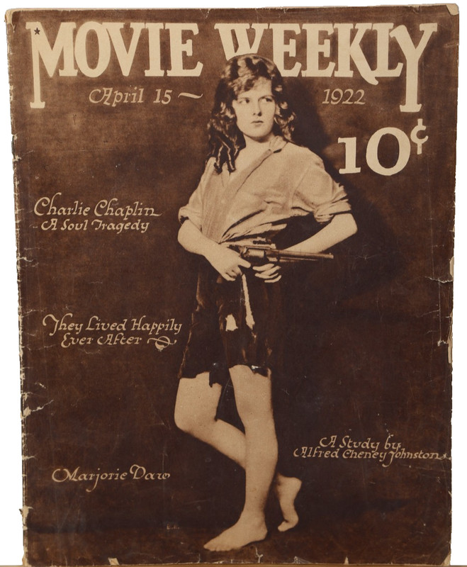 1922 Movie Weekly Magazine/April 22/ Charlie Chaplin/Mabel Normand/Betty Compson