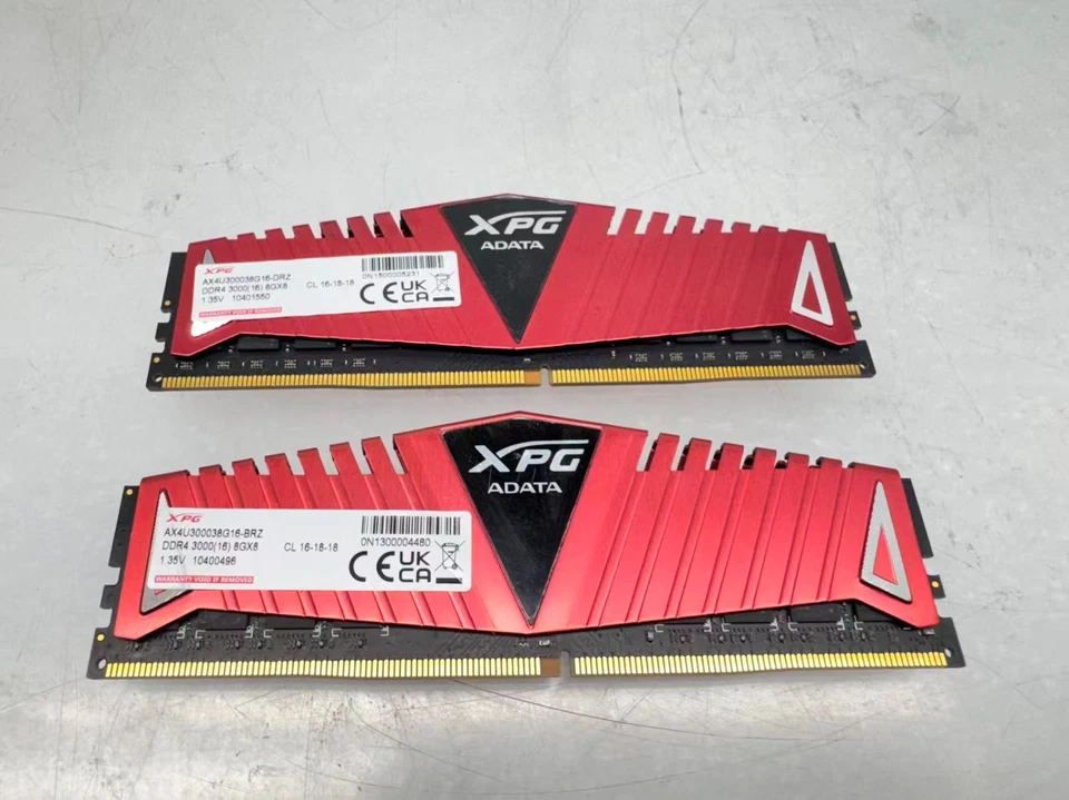 ADATA XPG 16GB 2x8GB DDR4 3000MHz 8GX4 Ram Memory AX4U300038G16-BRZ - Image 2 of 2