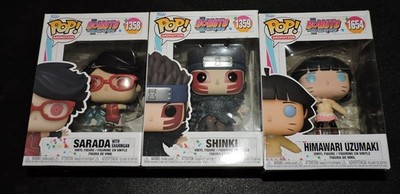 Funko Pop! Vinyl: Boruto - Himawari Uzumaki #1654, Sarada #1358 & Shinki #1359