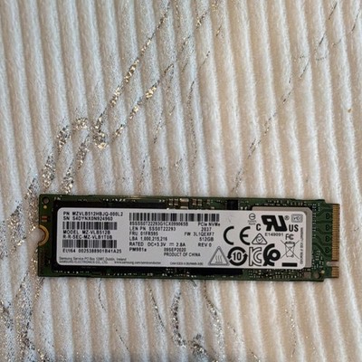 Samsung PM981a 512GB M.2 2280 PCIe NVMe Internal SSD V-NAND MZVLB512HBJQ