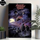 Vintage Style American London Werewolf Tin Metal Signs Home Décor 8x12