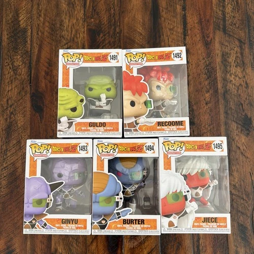Funko Pop! Dragon Ball Z Ginyu Force Complete Set of 5 New Unopened