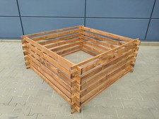 Hochbeet Kompostbehälter Holzkomposter Komposter 140x140x60cm Imprägniert HOLZ