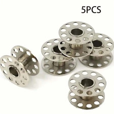 12/24PCS Stainless Steel Sewing Machine Bobbins - Durable Metal Construction for