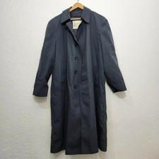 vintage London Fog blue Trench Coat single breasted