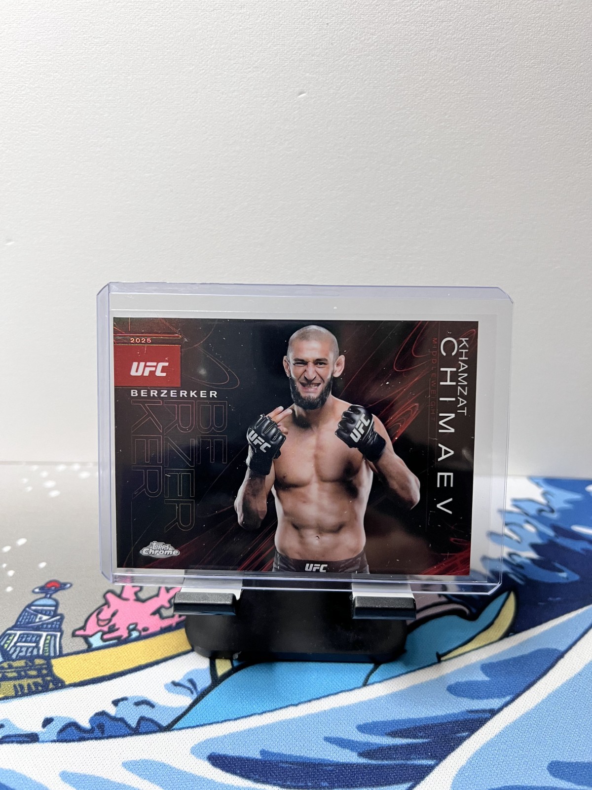 2025 Topps Chrome UFC Berzerker BZK-3 Khamzat Chimaev Case Hit SSP
