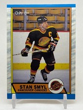 1989-90 O-Pee-Chee #283 Stan Smyl Vancouver Canucks