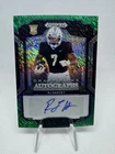 2025 Panini Prizm Draft Picks Football Green Shimmer RJ Harvey #DPA-RJH