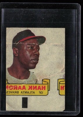 1966 Topps - RuB-Offs Hank Aaron * creases