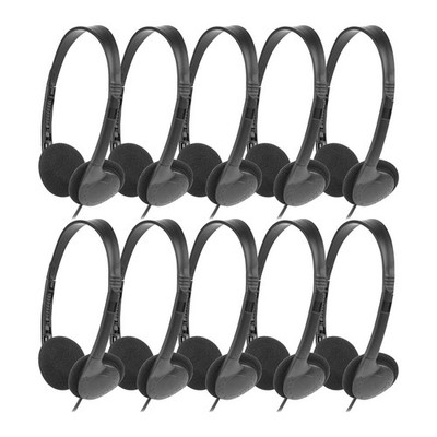 Kopfhörer für Den Unterricht, 10er-Pack für die Schule, Ohrhörer 3,5 mm Aud5883