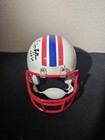 Elvin Bethea Auto Mini-Helmet Inscribed HOF 03 Beckett Witnessed Oilers BB2 — photo 2