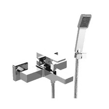 MISCELATORE MONOCOMANDO VASCA CON ACCESSORI REBEL Cromo Rubinetteria Mariani