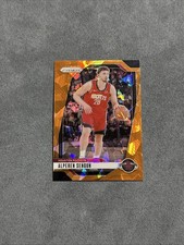 2024-25 Panini Prizm Houston Rockets Alperen Sengun Orange Iced Prizm Card