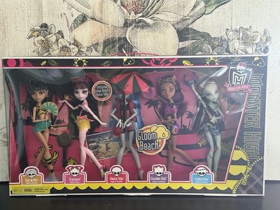 RARE Mattel Monster High Gloom Beach 5 Pack NIB UNOPENED