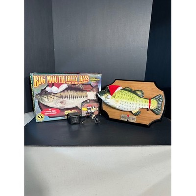 Gemmy Big Mouth Billy Bass Sings for the Holidays Christmas Singing Fish 1999