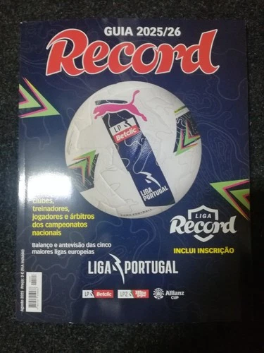 RECORD MAGAZINE - PORTUGUESE LEAGUE FOOTBALL GUIDE 25/26