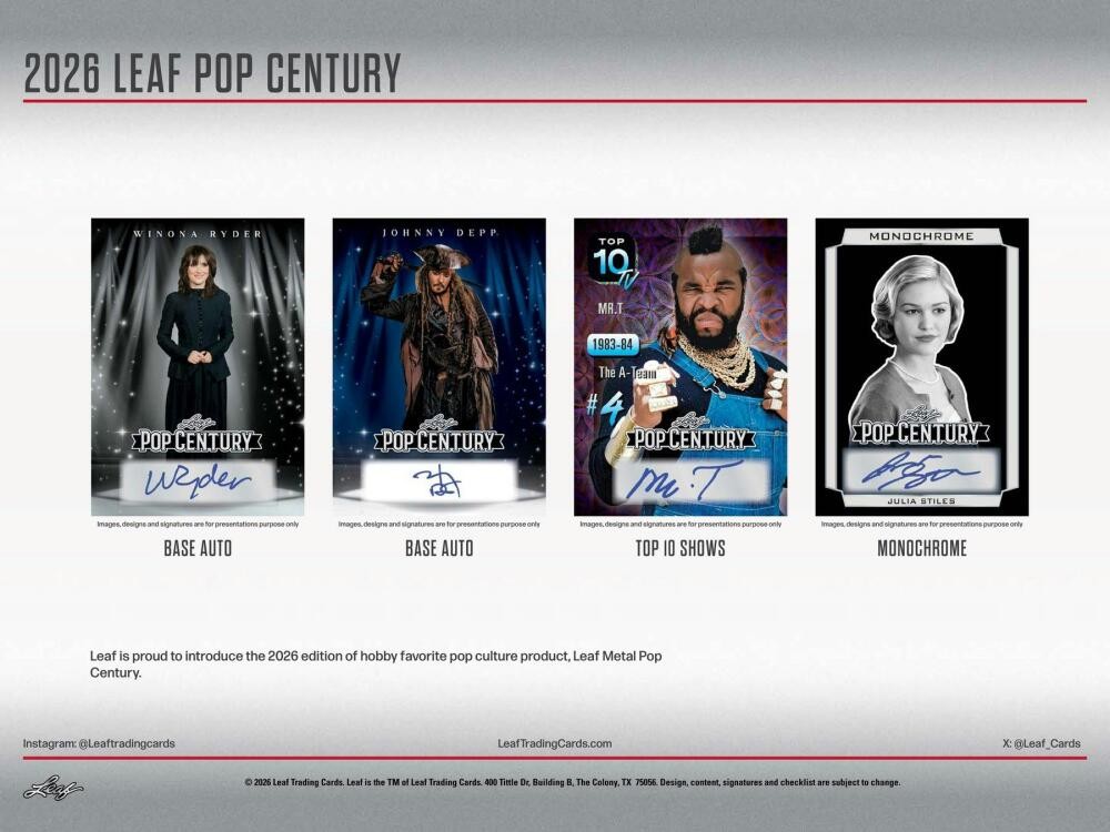 2026 Leaf Metal Pop Century Hobby Box | eBay